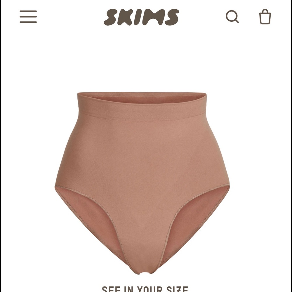 SKIMS SCULPTING MID WAIST BREIF XXS/XS